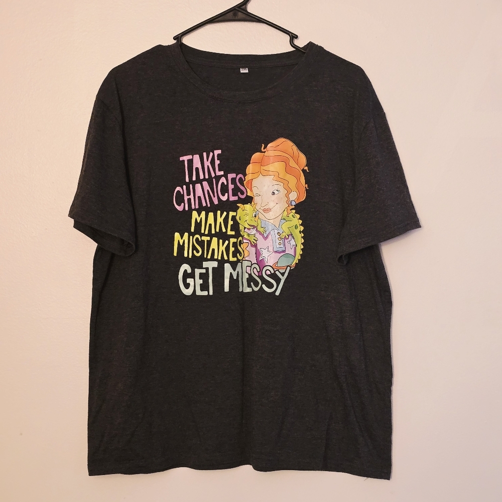 Magic School Bus Women's XL Ms Frizzle Tee